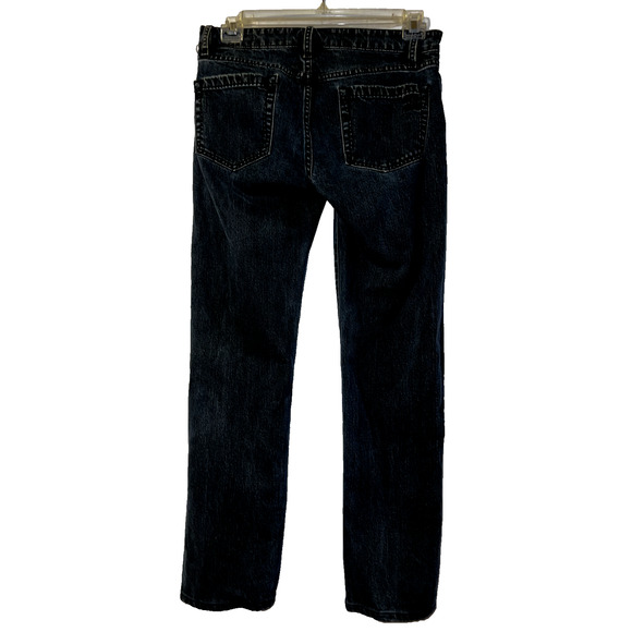 BCBG Maxazria Jeans Women's Size 30 Blue Black Mid Rise 5-Pkt Straight Leg Jean - Picture 4 of 8